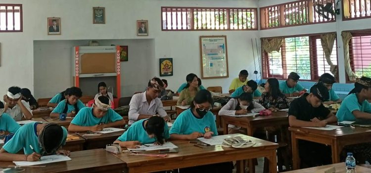 Pelaksanaan Bulan Bahasa Bali di SMA Negeri 6 Denpasar